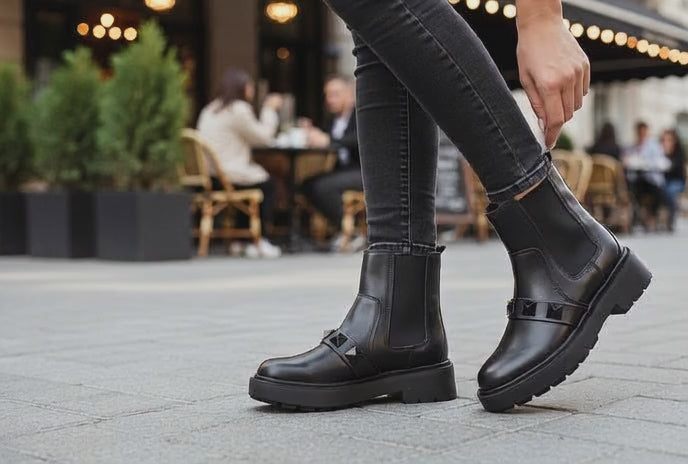 Offline Studded Bootie-Black
