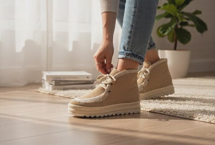 Love Rio Carrie Suede Bootie - Nude