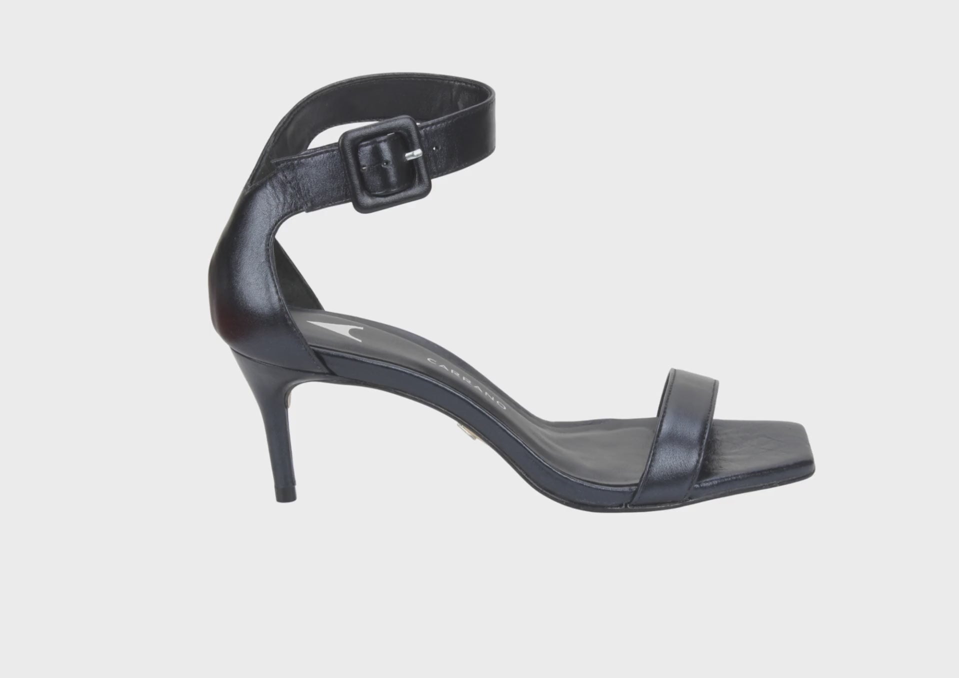 Carrano Dress Sandal Leather - Metal Black