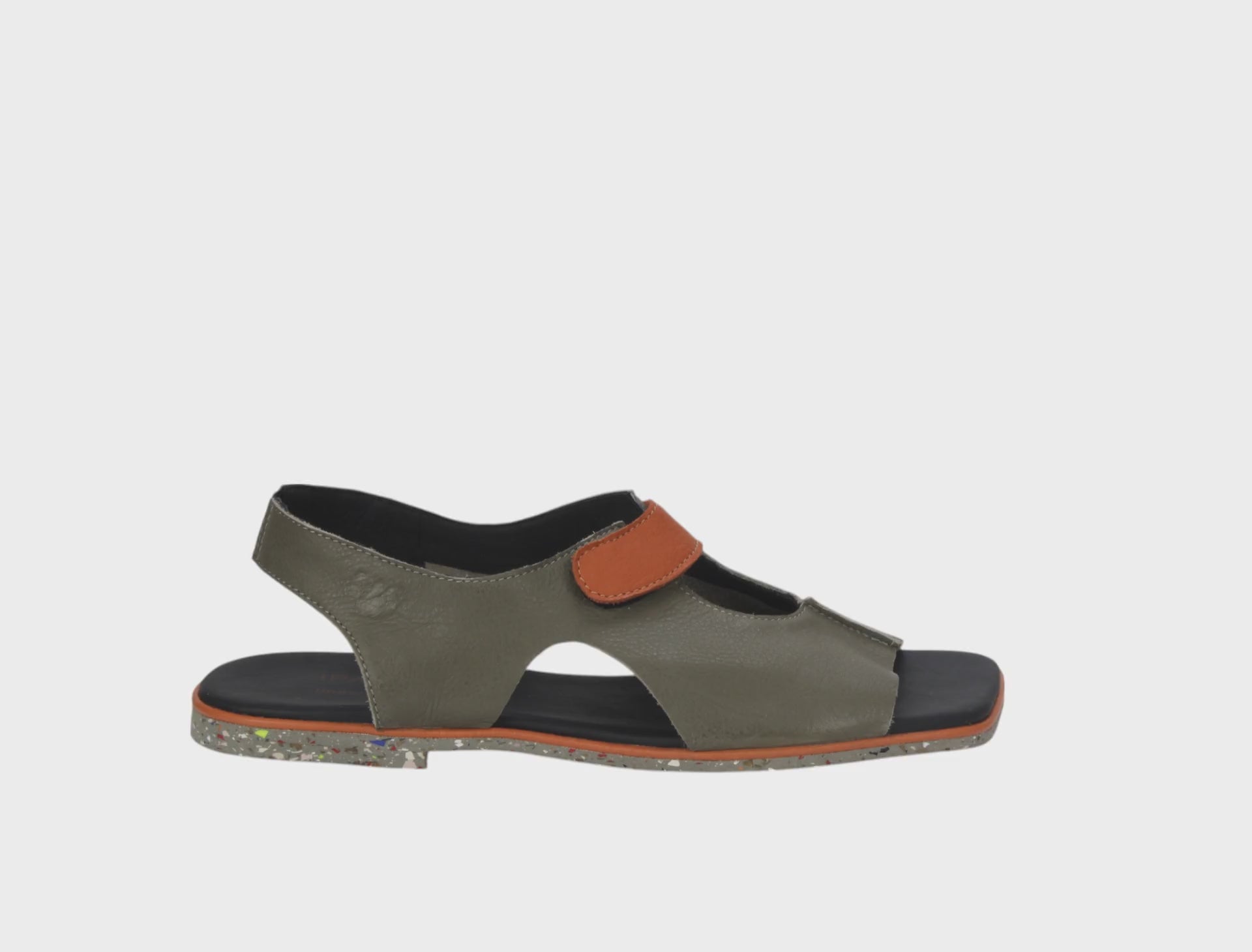 Bruno Menegatti Ipadma Sandal Leather - Olive