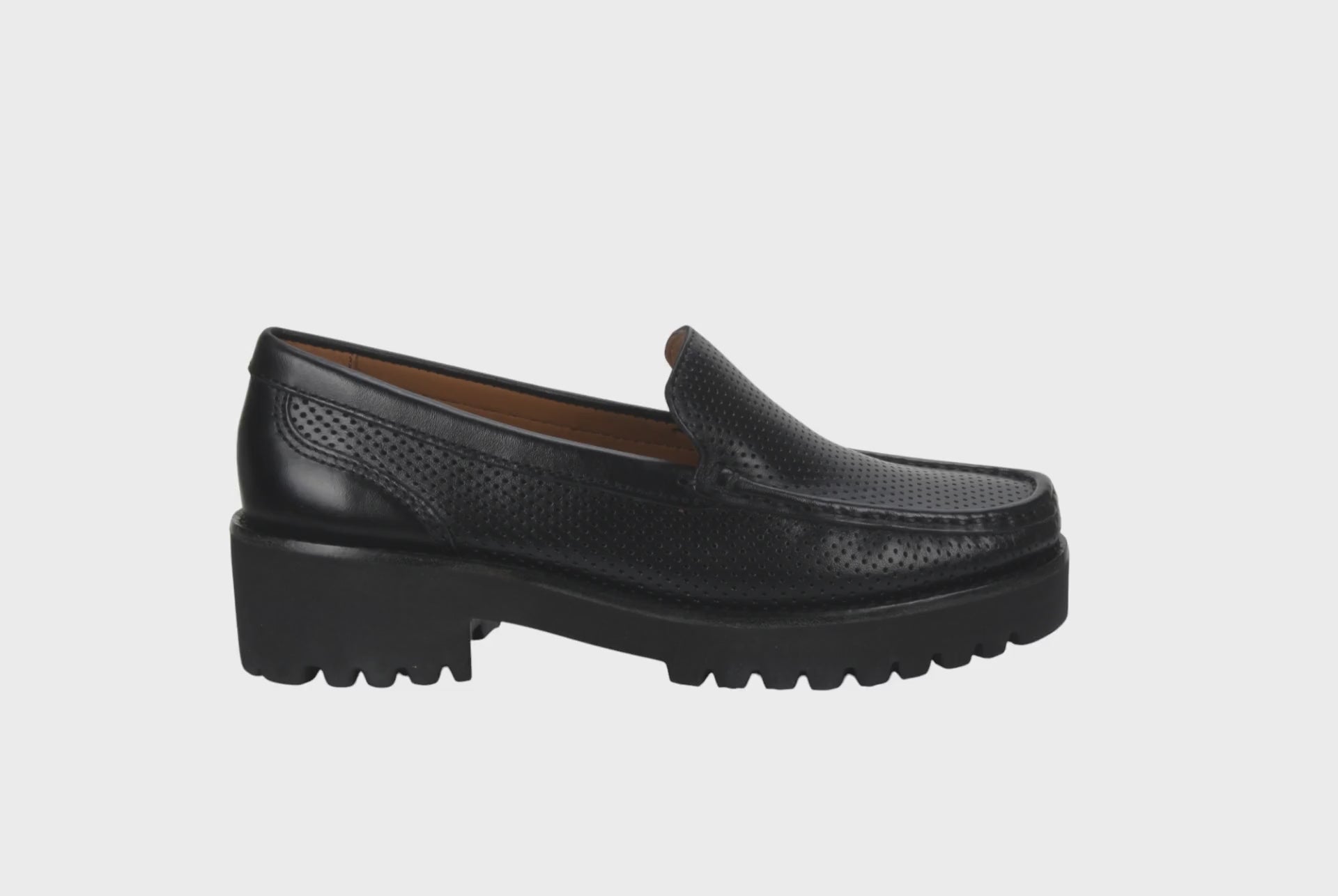 Bruno Menegatti Carrera Leather Loafer - Black