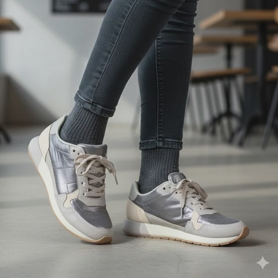 Love Rio Addison Sneakers - Grey/Pewter